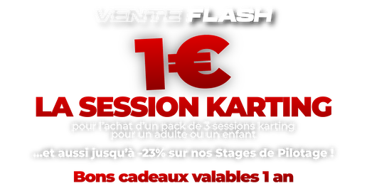 Vente Flash de Noël à City Kart